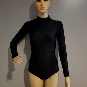 Black Long Sleeve Leotard